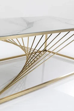 Stolik Kawowy Art Marble 140x70 Cm Blat Szklany