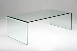 Stolik Kawowy Clear Club 120x60 Cm Ciemnoszary Transparentny