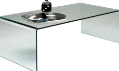 Stolik Kawowy Clear Club 120x60 Cm Ciemnoszary Transparentny
