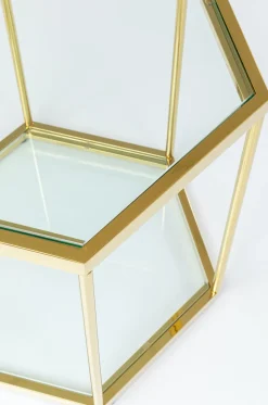 Stolik Kawowy Comb 55x55 Cm Złoty