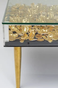 Stolik Kawowy Gold Flowers 120x60 Cm
