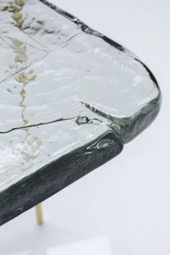 Stolik Kawowy Ice Double 63x46 Cm Blat Szklany