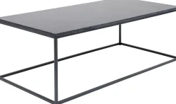 Stolik Kawowy Key West 120x60 Cm Czarny - Blat Marmur