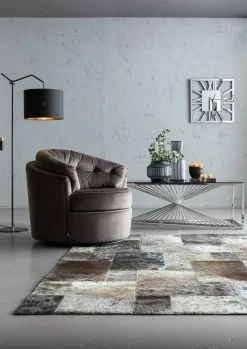 Stolik Kawowy Laser 120x60 Cm Srebrny