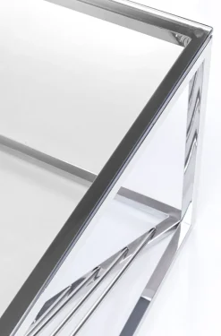 Stolik Kawowy Laser 120x60 Cm Srebrny