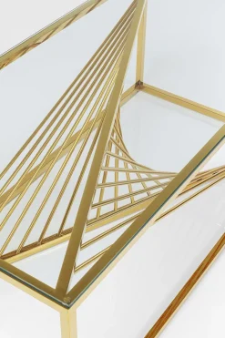 Stolik Kawowy Laser 120x60 Cm Złoty