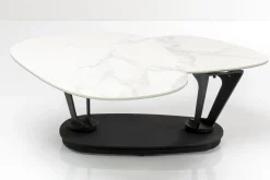 Stolik Kawowy Obrotowy Franklin 150x58 Cm Blaty Szklane