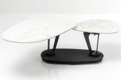 Stolik Kawowy Obrotowy Franklin 150x58 Cm Blaty Szklane