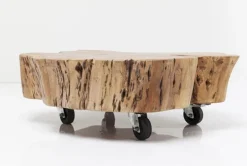 Stolik Kawowy Snag Ø50-60 Cm Drewniany