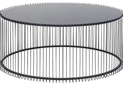 Stolik Kawowy Wire Uno 90x60 Cm Czarny