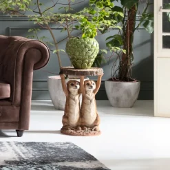 Stolik Meerkat Sisters Ø33 Cm Kolorowy
