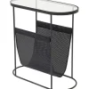 Stolik Mesh Journal 54x25 Cm Czarny