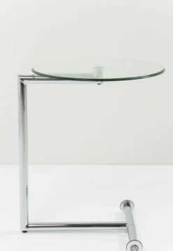 Stolik Pomocniczy Easy Living Ø46 Cm Transparentno-srebrny
