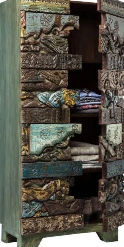 Szafa Shanti Surprise Puzzle 85x180 Cm Kolorowa