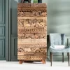 Szafa Shanti Surprise Puzzle 85x180 Cm Drewniana