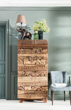 Szafa Shanti Surprise Puzzle 85x180 Cm Drewniana