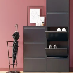 Szafka Na Buty Caruso MO 50x103 Cm Antracytowa
