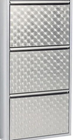 Szafka Na Buty Caruso MO 50x103 Cm Srebrna