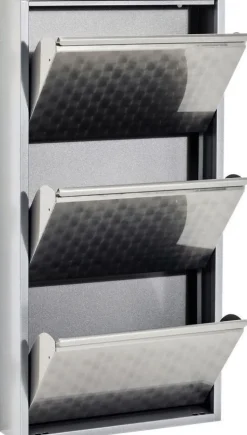 Szafka Na Buty Caruso MO 50x103 Cm Srebrna