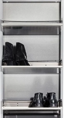 Szafka Na Buty Caruso MO 50x103 Cm Srebrna