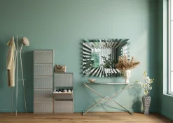 Szafka Na Buty Caruso MO 50x103 Cm Srebrna