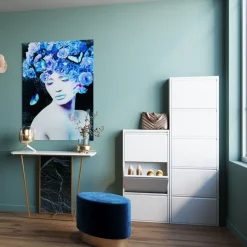 Szafka Na Buty Caruso MO 50x170 Cm Biała