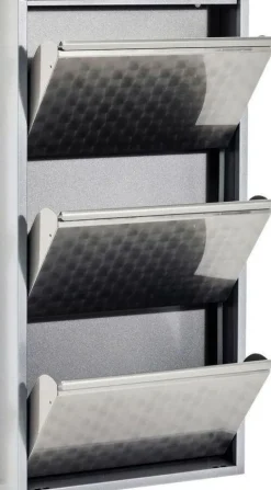 Szafka Na Buty Caruso 50x103 Cm Srebrna