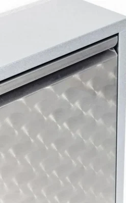 Szafka Na Buty Caruso 50x103 Cm Srebrna