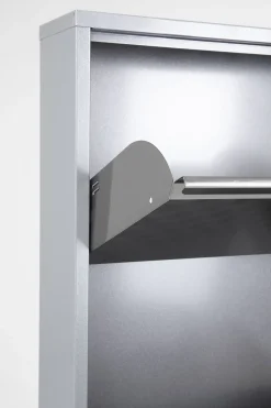 Szafka Na Buty Caruso 50x170 Cm Srebrna