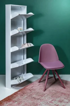 Szafka Na Buty Caruso 50x170 Cm Biała