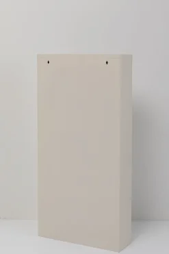 Szafka Na Buty Stalowa Kremowa 3 Przegródki 50x104 Cm