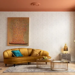 Szafka Nocna Luxury Gold 2 49x50 Cm Szampańska