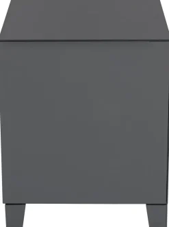 Szafka Nocna Luxury Push 49x50 Cm Szara