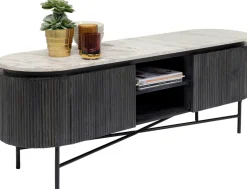 Szafka RTV Glenn 150x54 Cm Biało-szara