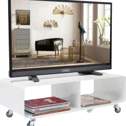 Szafka RTV Lounge 90x30 Cm Biała