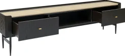 Szafka RTV Milano 200x55 Cm Ciemnobrązowa