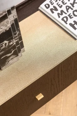 Szafka RTV Milano 200x55 Cm Ciemnobrązowa