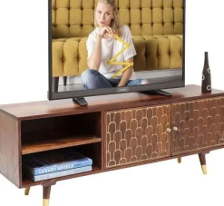 Szafka RTV Muskat 140x50cm Brązowa