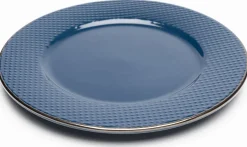 Talerz Deserowy Ceramiczny Niebieski Ø20 Cm