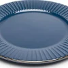 Talerz Obiadowy Ceramiczny Niebieski Ø27 Cm