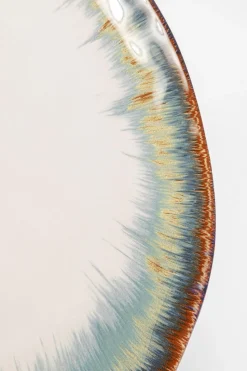 Talerz Organic ∅26 Cm Biało-niebieski