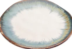 Talerz Organic ∅20 Cm Biało-niebieski