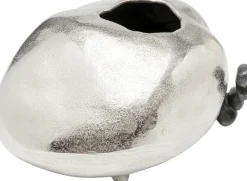 Wazon Aluminiowy Srebrny 31x28 Cm Niklowany