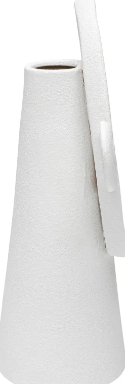 Wazon Biały Ceramiczny Twarz 17x29 Cm