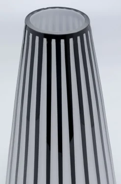 Wazon Brillar Cylinder Ø22x44 Cm Czarno-biały