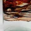 Wazon Brązowo-transparentny Szkło Z Recyklingu Ø15x40 Cm Burza Piaskowa