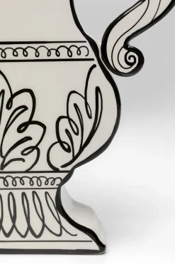 Wazon Ceramiczny Z Uchwytami Biały 23x24 Cm