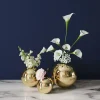 Wazon Ceramiczny Złoty Ø8 Cm