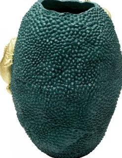 Wazon Chameleon Jack Fruit Ø39x39 Cm Zielono-złoty