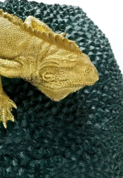 Wazon Chameleon Jack Fruit Ø39x39 Cm Zielono-złoty